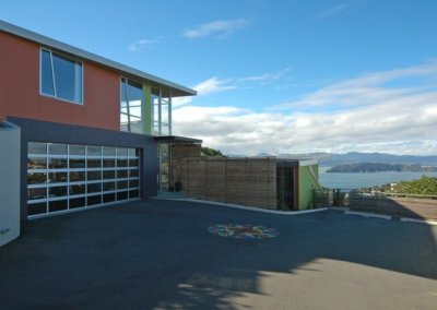 ngaio home driveway and view