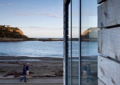 Owhiro Bay Home view from entrance of the beach and ocean